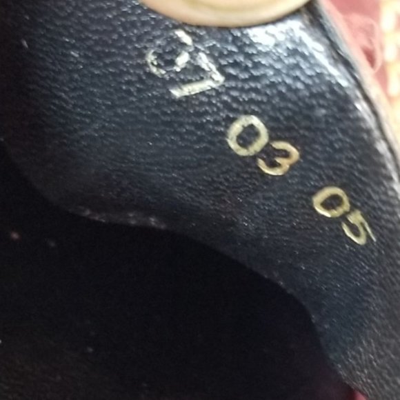 Red leather pointed mocassin heels Via Uno size 8 - Picture 10 of 14